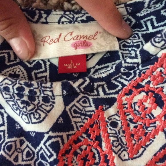 Patterned shirt girls L - Picture 2 of 3